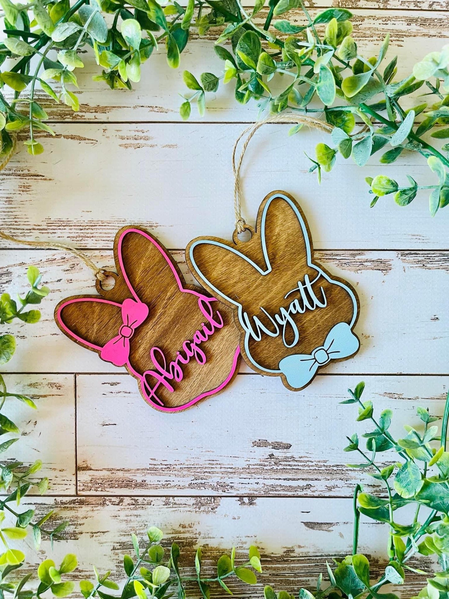 Bunny Basket Tags