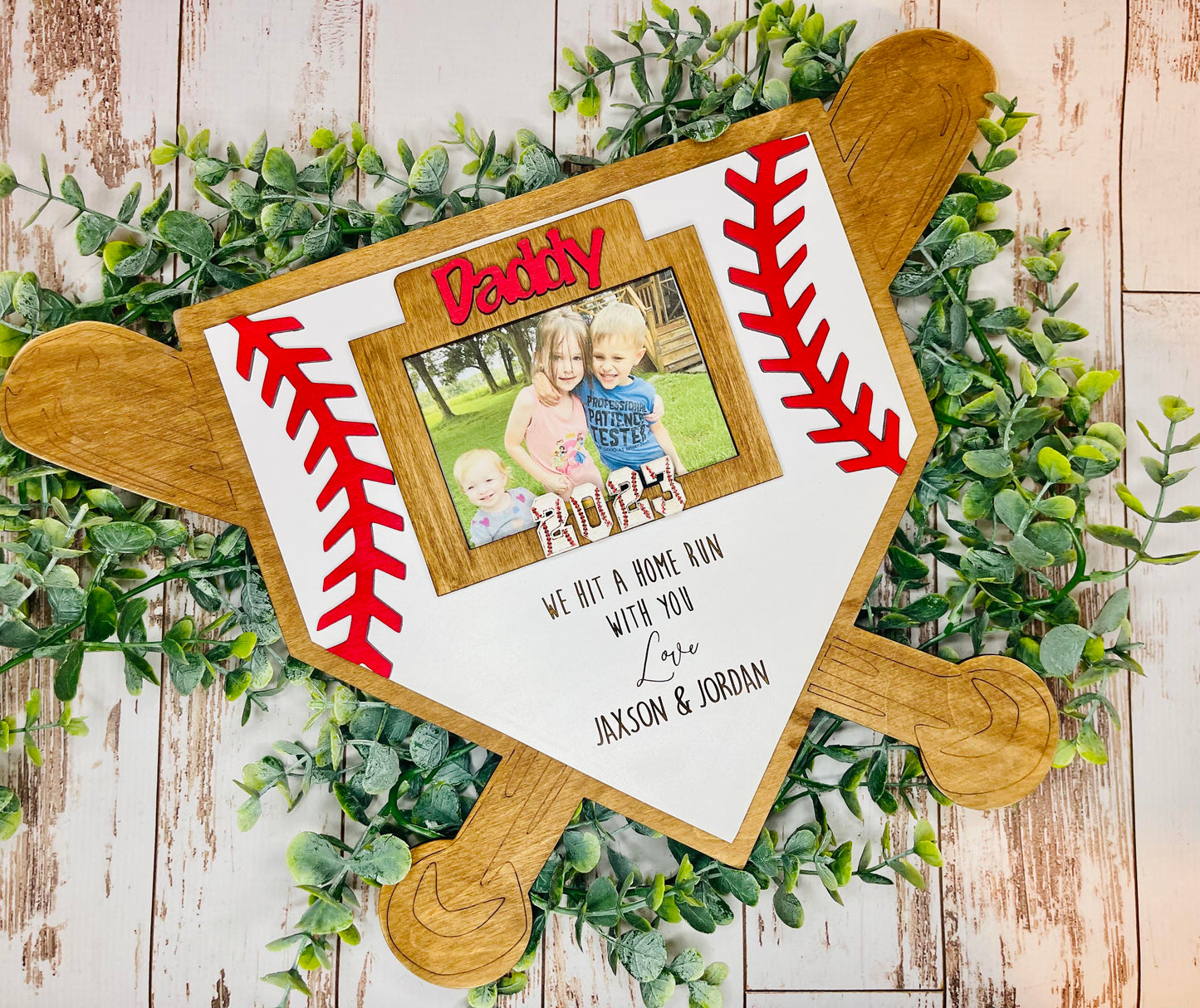 We Hit a Homerun Base Sign