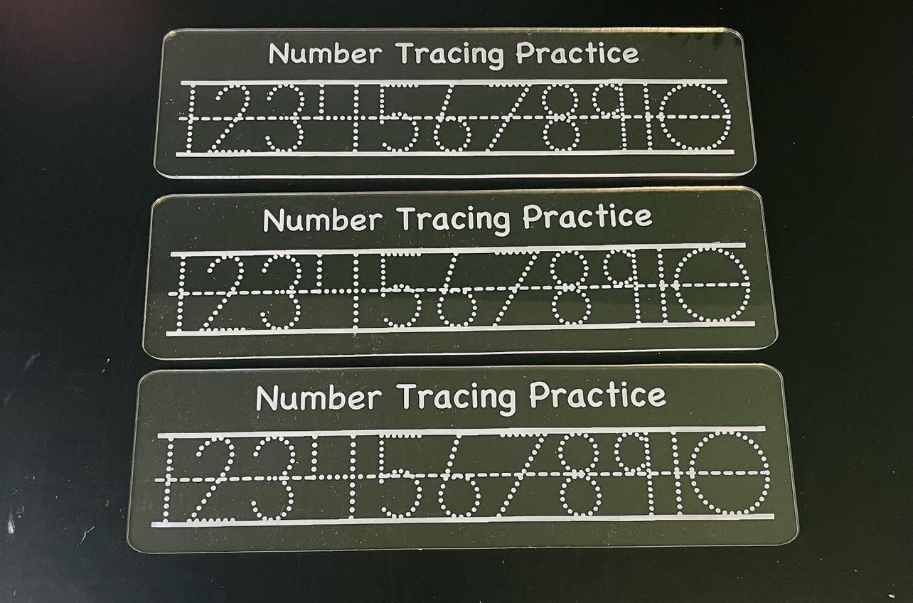 Number Tracing Practice