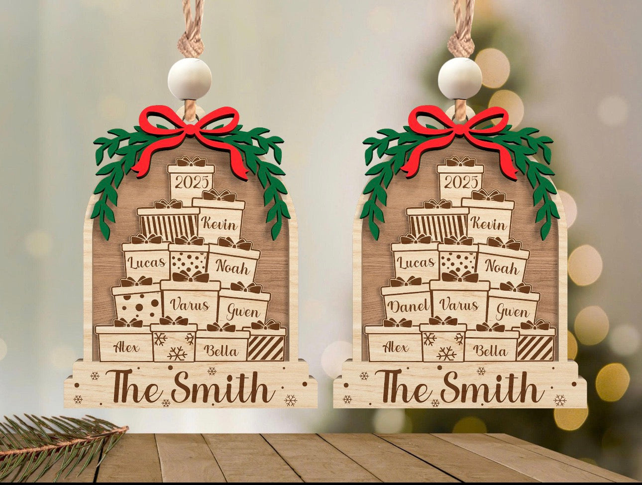 Family Presents Ornament