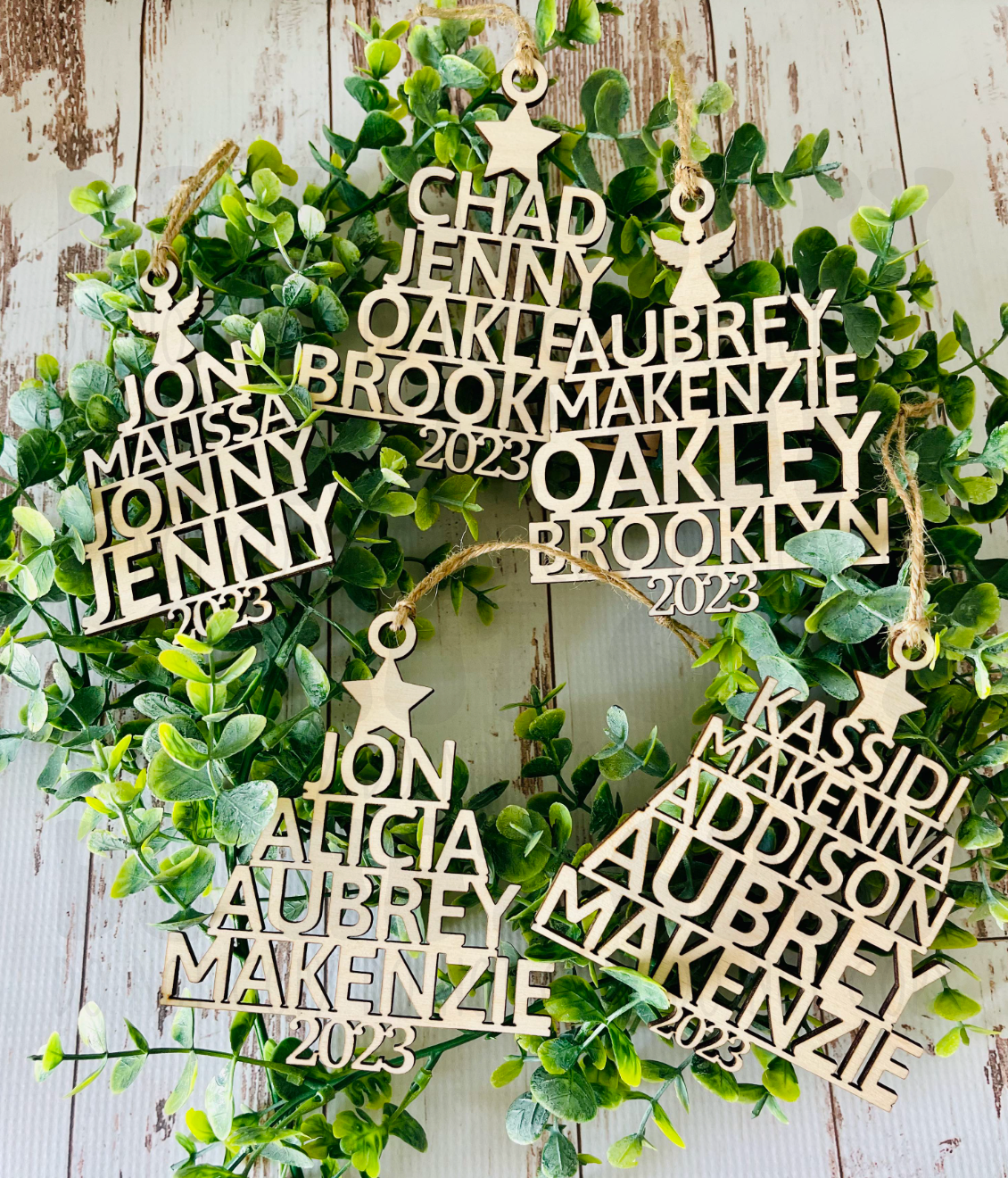 Family Tree Name Ornament