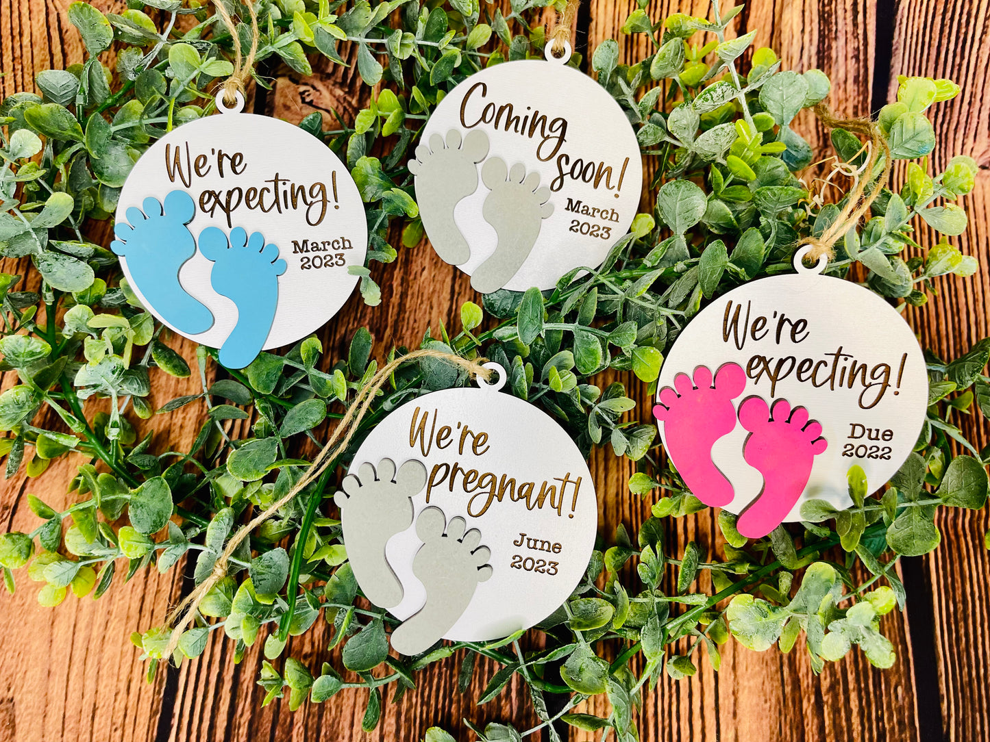 Pregnancy Announcement Ornament