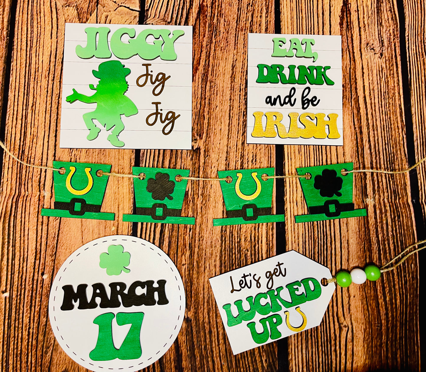 St Pattys Day Tiered Tray