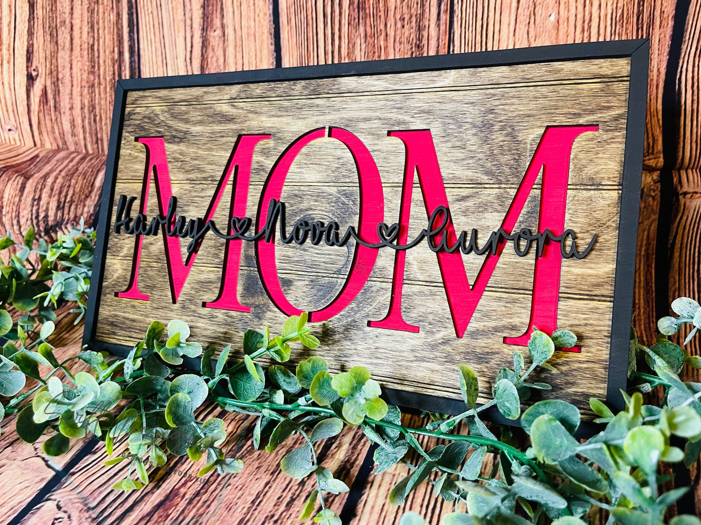 Mom Shiplap Sign