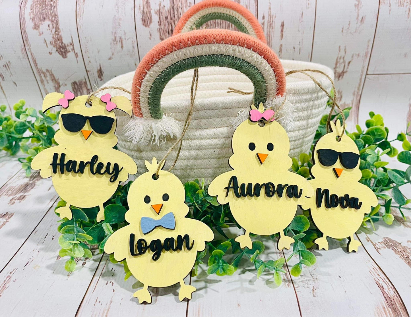 Easter Chic Basket Tags