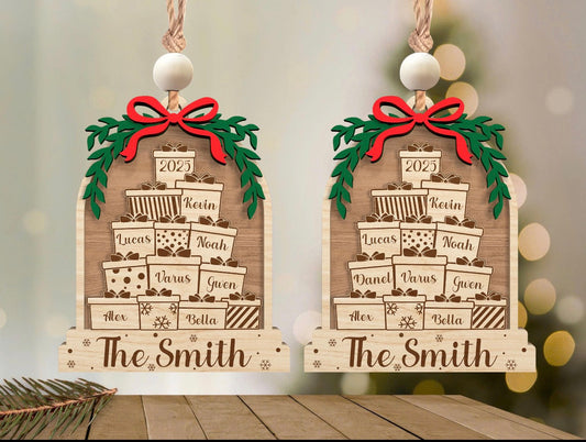 Family Presents Ornament