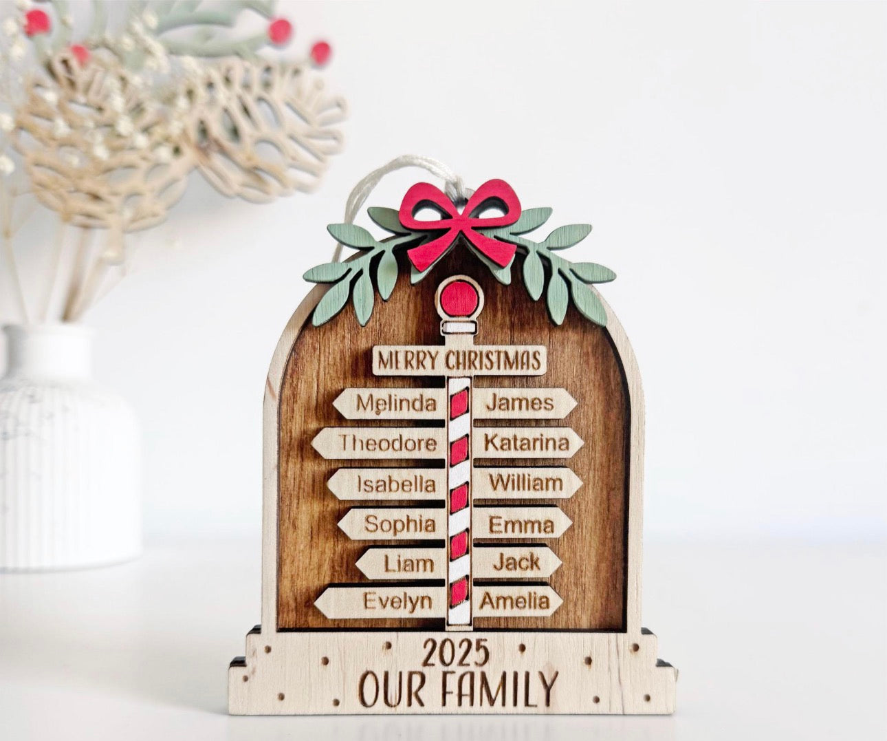 North Pole Family Ornament