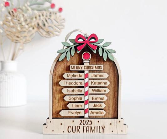 North Pole Family Ornament