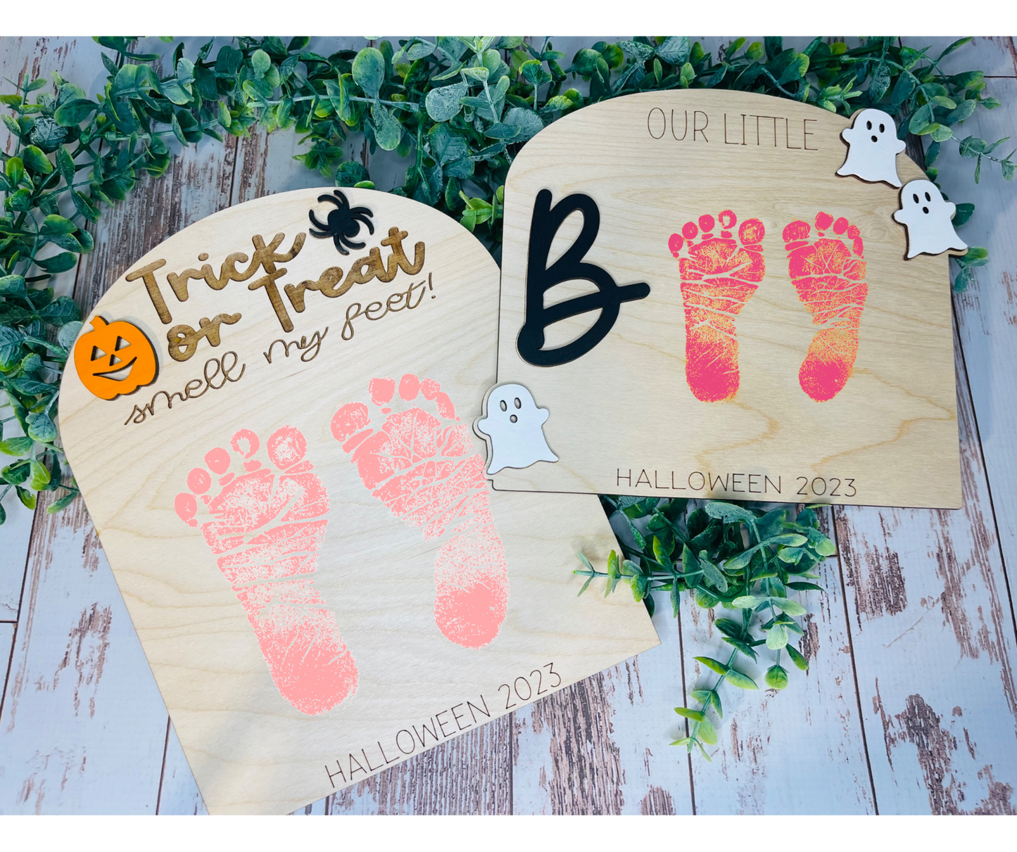 Halloween Feet Signs