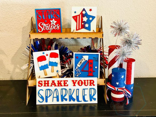 Shake Your Sparkler Tiered Tray