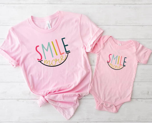 Smile More Adult Shirt ONLY
